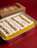 Saffron Milk Cake Tray (Halal) 🌼